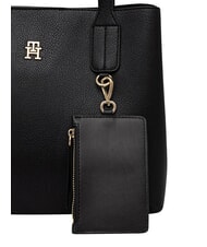 TOMMY HILFIGER TH ICON Torebka z paskiem na ramię czarny - Torby damskie - 4