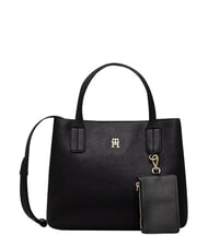 TOMMY HILFIGER TH ICON Torebka z paskiem na ramię czarny - Torby damskie - 6