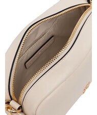 TOMMY HILFIGER TH LOGOTAPE Torba na ramię miękki krem - Torby damskie - 5