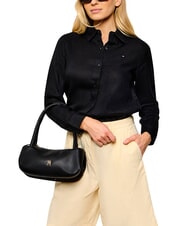 TOMMY HILFIGER TH LOGOTAPE Torba na ramię czarny - Torby damskie - 2