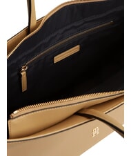 TOMMY HILFIGER TH LOGOTAPE Torba na ramię klasyczny khaki - Torby damskie - 4