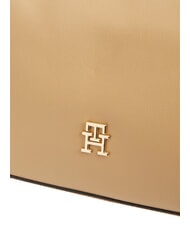 TOMMY HILFIGER TH LOGOTAPE Torebka z paskiem na ramię klasyczny khaki - Torby damskie - 5