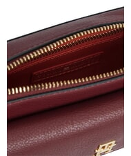 TOMMY HILFIGER TH ICON Mała torba na ramię aksamitny bordowy - Torby damskie - 4