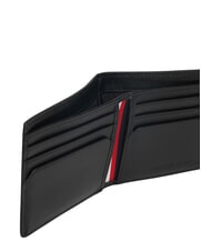 TOMMY HILFIGER TH CENTRAL Sk&oacute;rzany uchwyt na karty kredytowe ziarna kawy - Portfele męskie - 4
