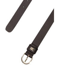TOMMY HILFIGER ESSENTIAL EFFORTLESS Pasek sk&oacute;rzany wyprodukowany we Włoszech brązowy fondant - Paski - 4