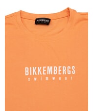 BIKKEMBERGS ICONIC Koszulka bawełniana, kr&oacute;tki rękaw łosoś - Koszulki męskie - 2