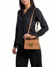 FURLA BELLA Mała sk&oacute;rzana torba st andromeda brandy - Torby damskie - 2