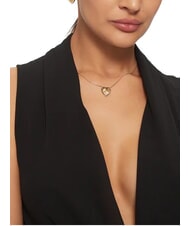 GUESS MON AMOUR Naszyjnik ze stali ż&oacute;łte złoto - Naszyjniki - 3