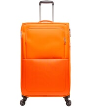 AMERICAN TOURISTER AIR WAVE Zestaw w&oacute;zk&oacute;w kabinowych + średnich + dużych soczysta pomarańcza - Zestaw w&oacute;zk&oacute;w - 4