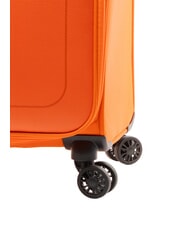 AMERICAN TOURISTER AIR WAVE Zestaw w&oacute;zk&oacute;w kabinowych + średnich + dużych soczysta pomarańcza - Zestaw w&oacute;zk&oacute;w - 8