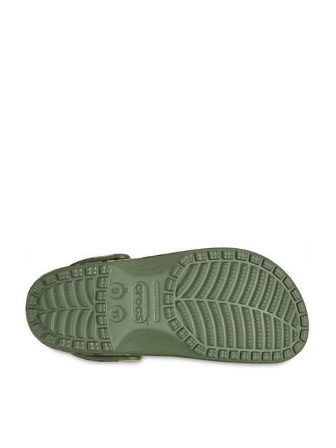CLASSIC Chodaki unisex zieleń wojskowa wielokolorowa - Buty uniseks