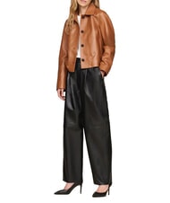 TOMMY HILFIGER TH  9-centymetrowe sk&oacute;rzane cz&oacute;łenka na obcasie czarny - Buty damskie - 7