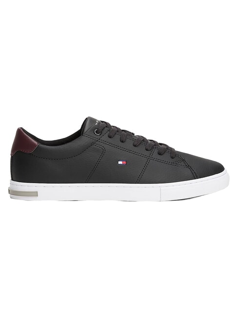 ESSENTIAL LEATHER Sk&oacute;rzane trampki czarny - Buty męskie