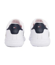 TOMMY HILFIGER ESSENTIAL LEATHER Sk&oacute;rzane trampki biały - Buty męskie - 3