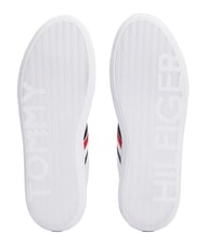 TOMMY HILFIGER ESSENTIAL LEATHER Sk&oacute;rzane trampki biały - Buty męskie - 4