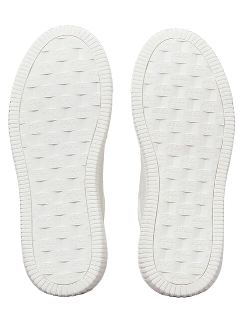 CHUNKY Sk&oacute;rzane trampki biały - Buty damskie