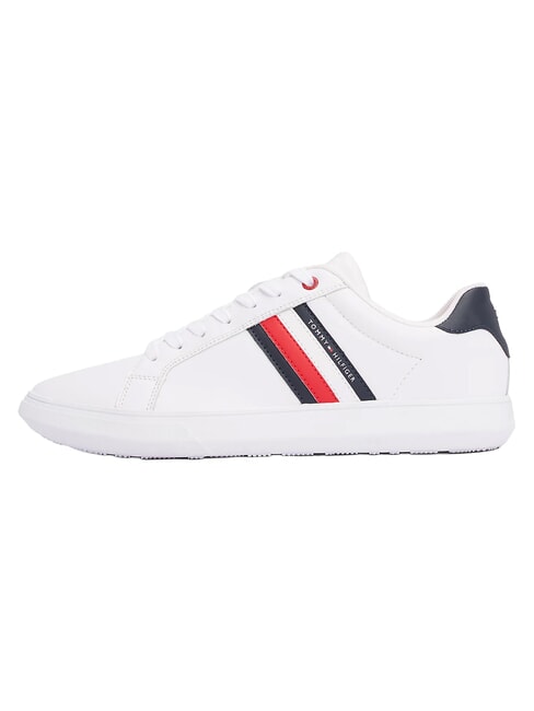 ESSENTIAL LEATHER Sk&oacute;rzane trampki biały - Buty męskie
