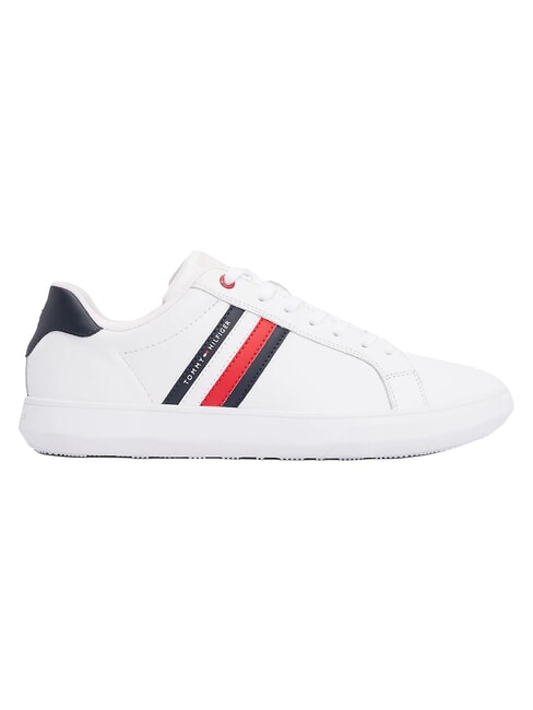 ESSENTIAL LEATHER Sk&oacute;rzane trampki biały - Buty męskie