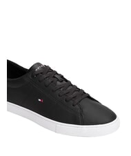 TOMMY HILFIGER ESSENTIAL LEATHER Sk&oacute;rzane trampki czarny - Buty męskie - 5