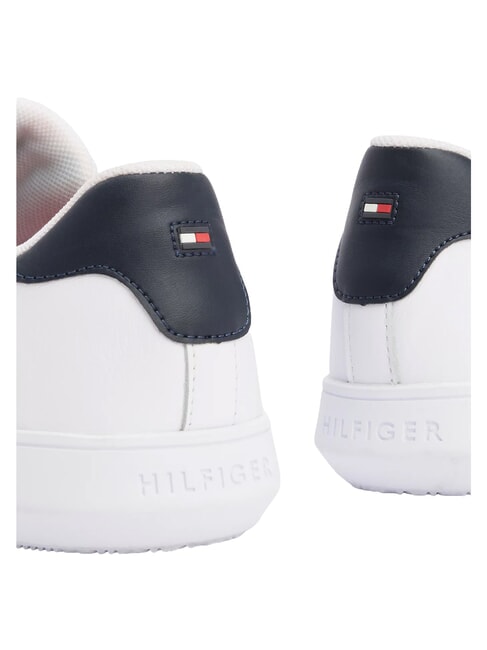 ESSENTIAL LEATHER Sk&oacute;rzane trampki biały - Buty męskie