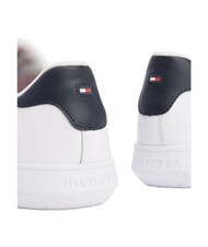 TOMMY HILFIGER ESSENTIAL LEATHER Sk&oacute;rzane trampki biały - Buty męskie - 5