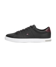 TOMMY HILFIGER ESSENTIAL LEATHER Sk&oacute;rzane trampki czarny - Buty męskie - 6