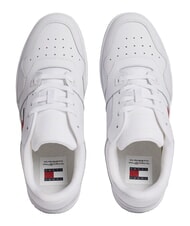 TOMMY HILFIGER TOMMY JEANS Sk&oacute;rzane trampki biały - Buty męskie - 3