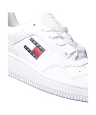 TOMMY HILFIGER TOMMY JEANS Sk&oacute;rzane trampki biały - Buty męskie - 7