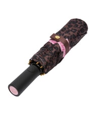 BRACCIALINI BASIC Mini parasol z automatycznym otwieraniem lampart - Parasole - 3