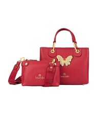 BRACCIALINI BETH JEWELS Torebka M z podw&oacute;jnym uchwytem czerwony - Torby damskie - 3