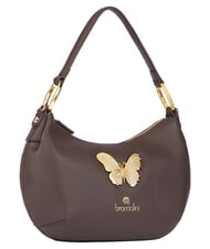 BRACCIALINI BETH JEWELS Torba na ramię w kształcie p&oacute;łksiężyca brązowy - Torby damskie - 2