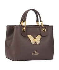 BRACCIALINI BETH JEWELS Torebka M z podw&oacute;jnym uchwytem brązowy - Torby damskie - 2