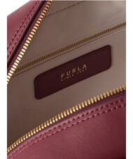 FURLA POPPY Torba na ramię, sk&oacute;ra czerwone jabłko - Torby damskie - 4