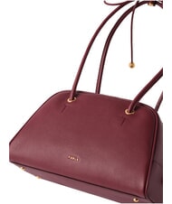 FURLA POPPY Torba na ramię, sk&oacute;ra czerwone jabłko - Torby damskie - 5