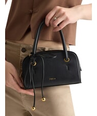 FURLA POPPY Mała torebka z paskiem na ramię Czarny - Torby damskie - 6
