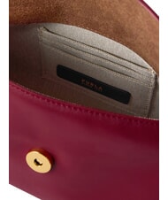 FURLA SFERA SOFT Torebka sk&oacute;rzana z paskiem na ramię rododendron - Torby damskie - 4