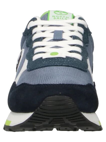 ROUTE Adidasy granatowo-limonkowy - Buty męskie