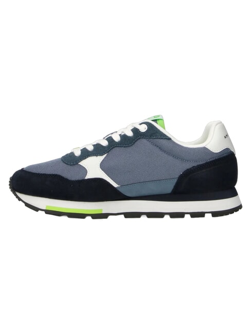 ROUTE Adidasy granatowo-limonkowy - Buty męskie