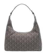 CALVIN KLEIN EMBLEM JAQUARD Torba na ramię lotus beżowo-czarny aop jqd - Torby damskie - 4