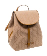 CALVIN KLEIN EMBLEM AOP Plecak z wewnętrzną kieszenią łodyga kukurydzy/tbd aop jqd - Torby damskie - 2
