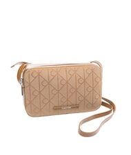 CALVIN KLEIN EMBLEM AOP Mała torba na ramię łodyga kukurydzy/tbd aop jqd - Torby damskie - 2