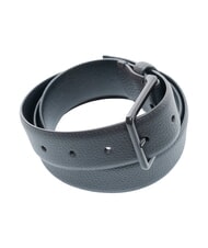 CALVIN KLEIN WARMTH BUCKLE Pasek sk&oacute;rzany czarny/matowy czarny - Paski - 3