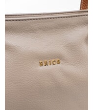 BRIC&rsquo;S CREMONA S Sk&oacute;rzana torba na zakupy, torba na ramię turkawka - Torby damskie - 3