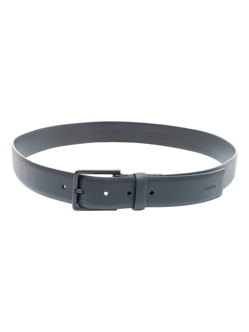 WARMTH BUCKLE Pasek sk&oacute;rzany czarny/matowy czarny - Paski