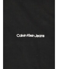 CALVIN KLEIN CK JEANS Bluza bawełniana ck czarny/amarantowy - Bluzy damskie - 2