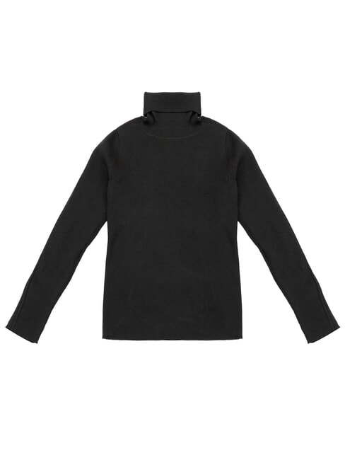 CK JEANS Sweter z golfem, długie rękawy ck czarny - Koszulki damskie