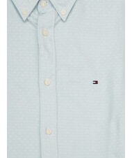 TOMMY HILFIGER TH Koszula bawełniana z długim rękawem przewiewny niebieski - Koszule męskie - 2