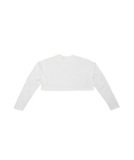 CALVIN KLEIN CK JEANS Koszulka kr&oacute;tka z długim rękawem jasnobiały - Koszulki i topy damskie - 3