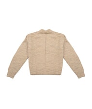 CALVIN KLEIN CK Sweter z dekoltem w serek blady wrzos amforowy - Koszulki damskie - 3