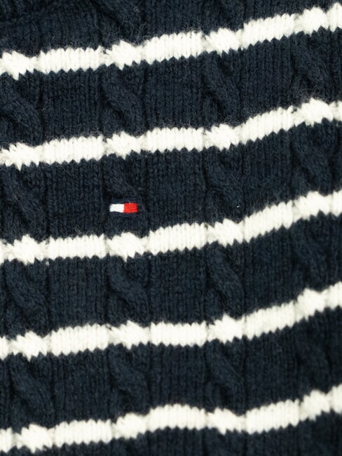 TH Sweter z okrągłym dekoltem pasek marynarski - Swetry dziecięce